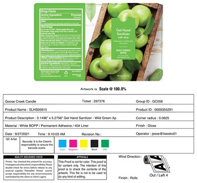 61354-078-01_aw - SLHS05815 Wild Green Apple Label Page 1